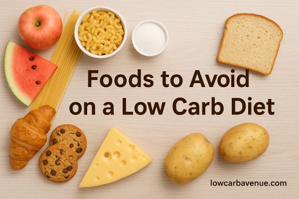 foods to avoid on a low carb diet
