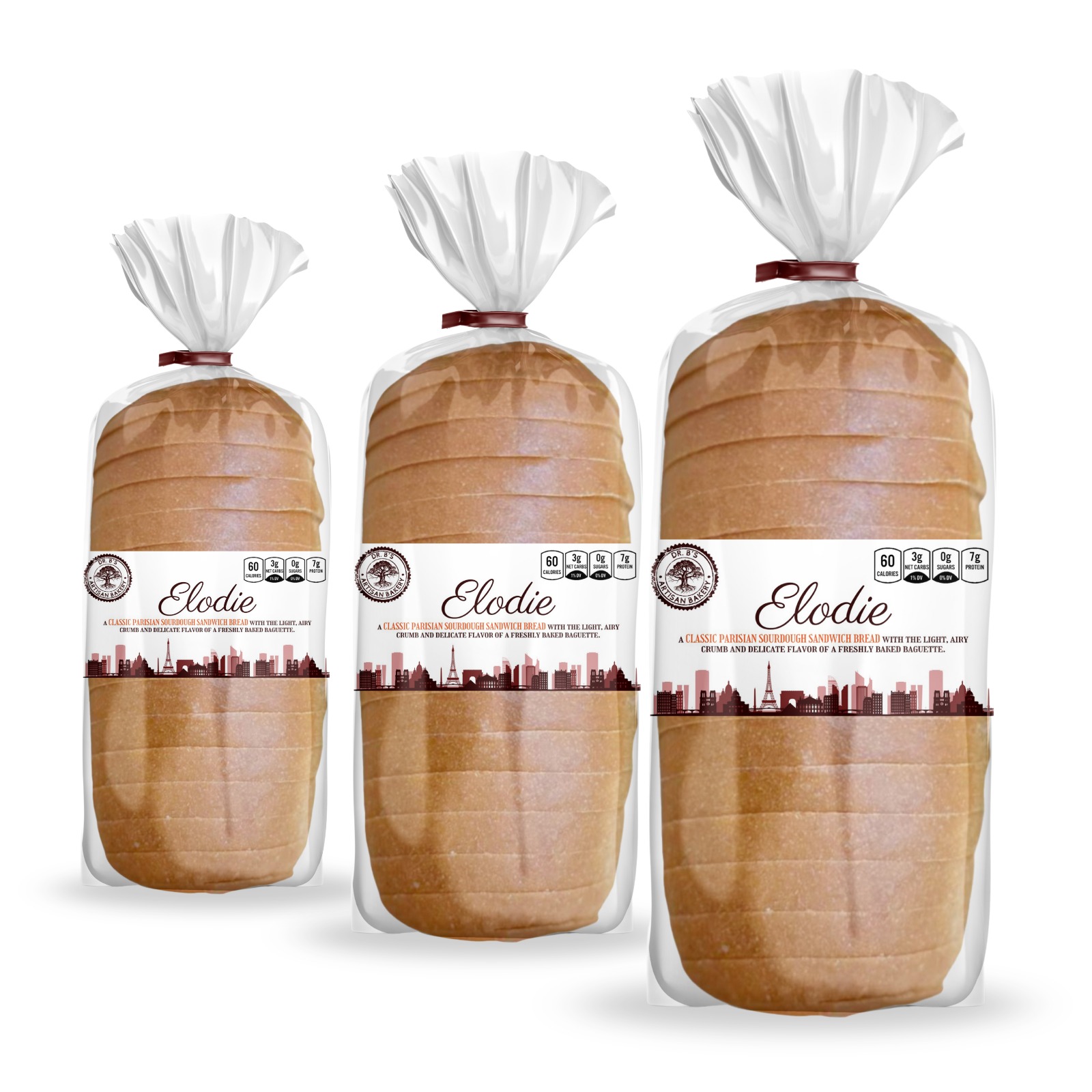 Low Carb Sourdough Sandwich Bread (3 Pack)